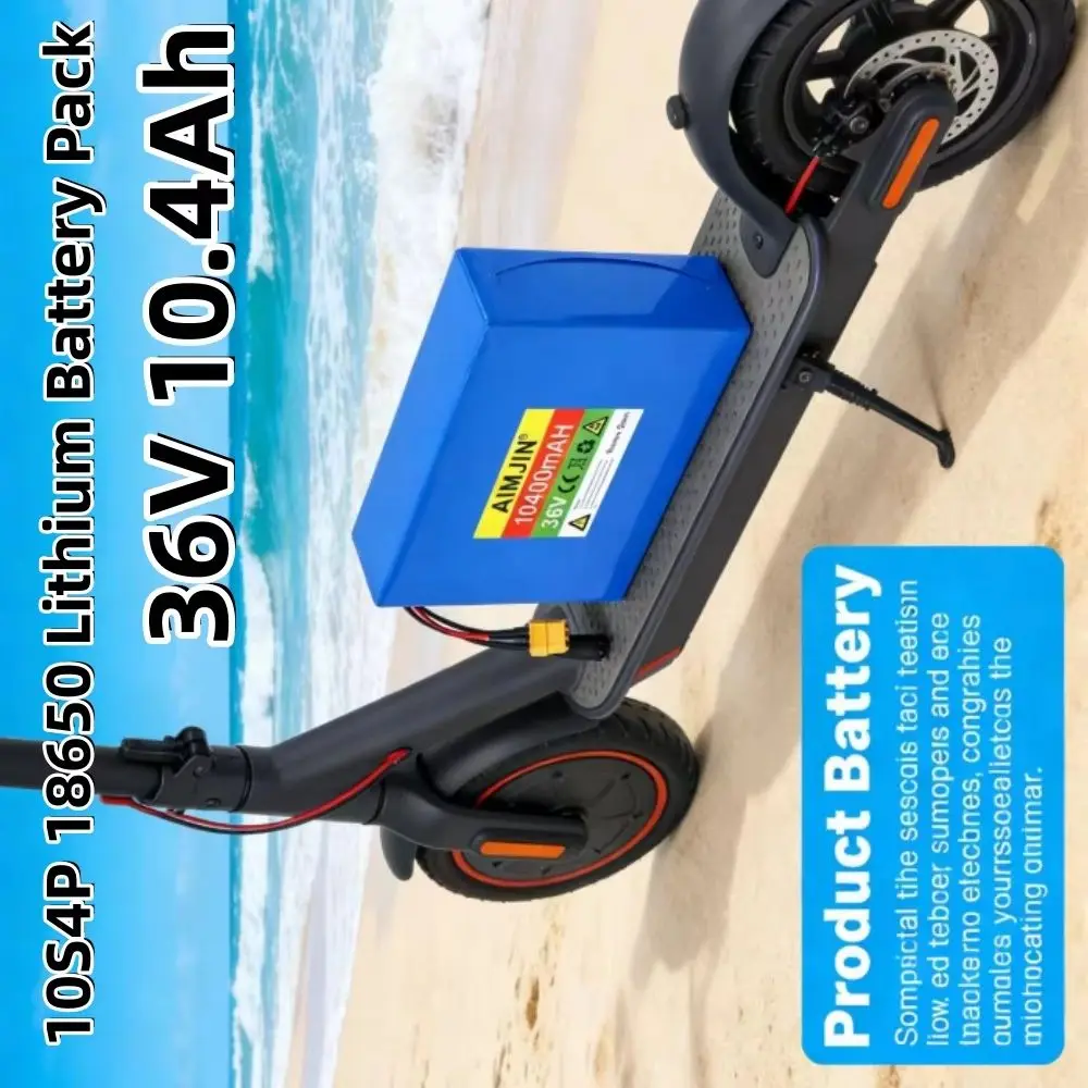 36V 10.4Ah High Power Battery 18650 10S4P 500W with BMS Protection And Charger 42V 10400mAh for Electric Vehicles
36V 10.4Ah High Power Battery 18650 10S4P 500W with BMS Protection And Charger 42V 10400mAh for Electric Vehicles