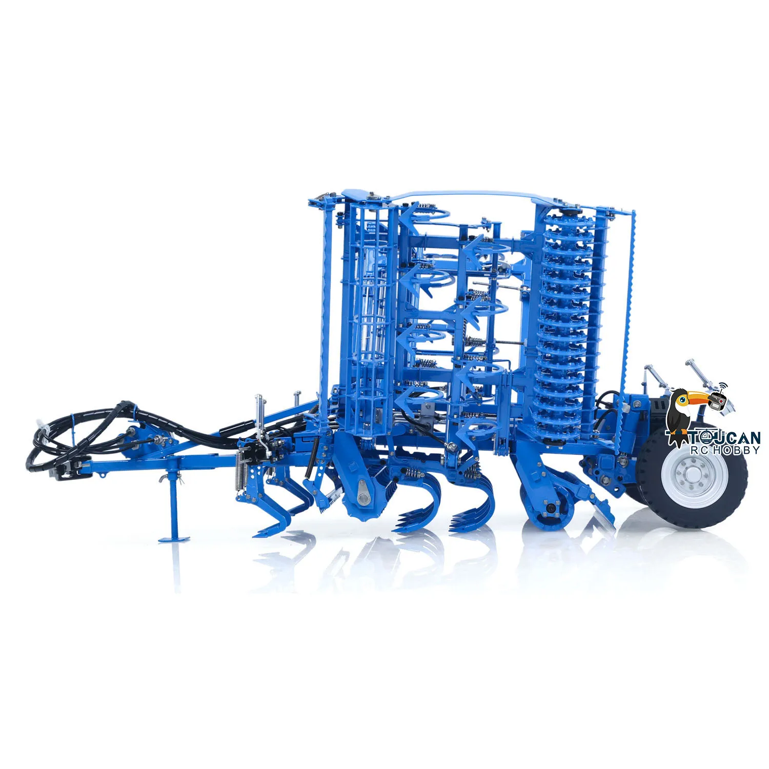 LESU AOUE 1050 Model Metal K500 Seedbed Pre-sowing Soil Preparation Machine Planter Plough for 1/14 RC Hydraulic Tractor Car Toy
LESU AOUE 1050 Model Metal K500 Seedbed Pre-sowing Soil Preparation Machine Planter Plough for 1/14 RC Hydraulic Tractor Car Toy