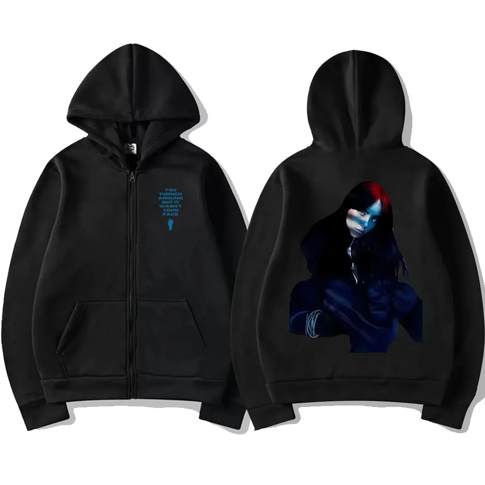 Hit Me Hard and Soft You Turned Around But It Wasn't Your Face Zipper Hoodie Men Women Fashion Pop Music Oversized Zip Up Jacket
Hit Me Hard and Soft You Turned Around But It Wasn't Your Face Zipper Hoodie Men Women Fashion Pop Music Oversized Zip Up Jacket