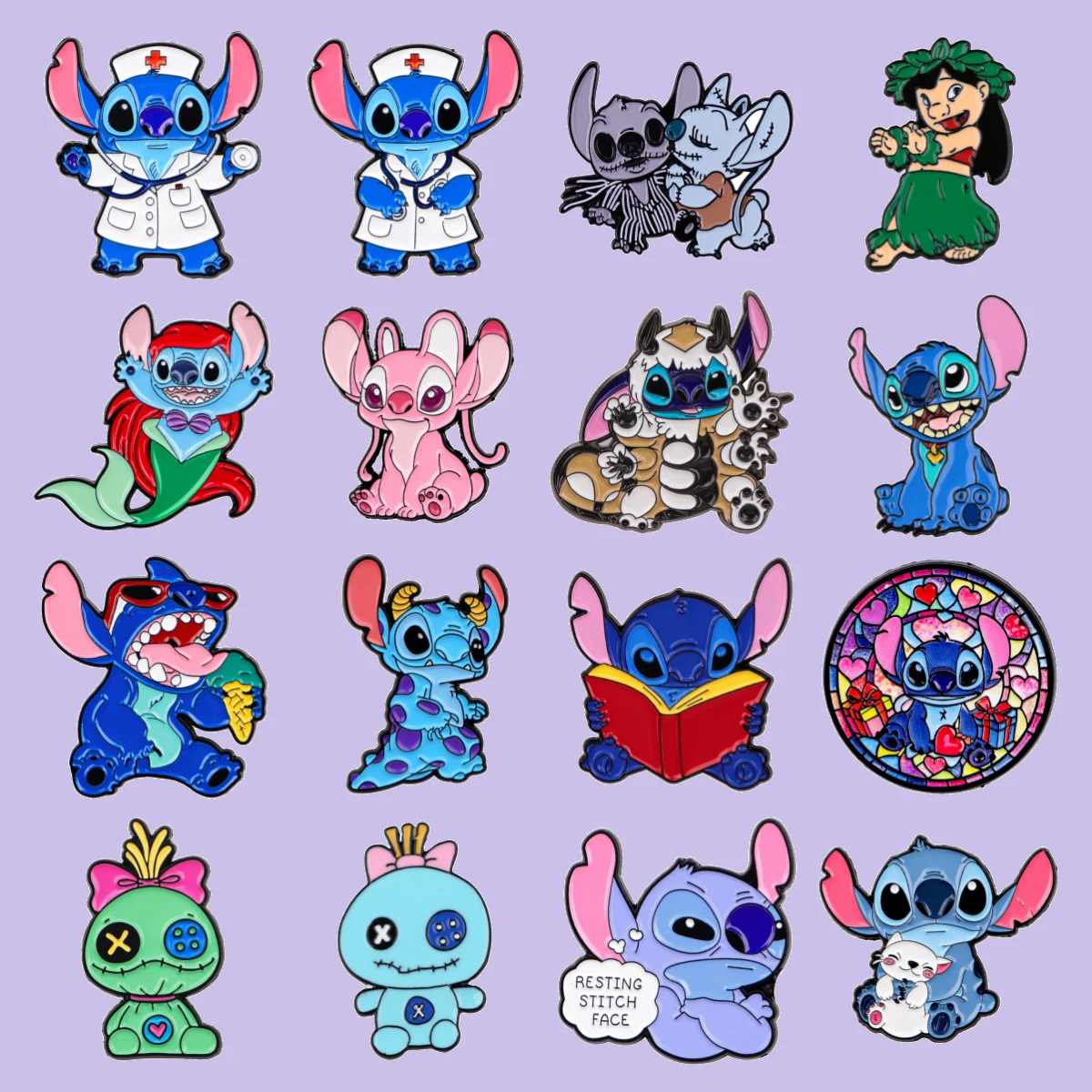 Cartoon Alien Enamel Pins Stitch Brooches For Women Lapel Pins Badge on Backpack Costume Jewelry Halloween Accessories Gifts
Cartoon Alien Enamel Pins Stitch Brooches For Women Lapel Pins Badge on Backpack Costume Jewelry Halloween Accessories Gifts