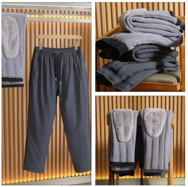 Thiened Cotton Casual Pants for Men Winter Outdoor Windproof Water-resistant Warm Straight Leg Trousers with Knee Pads
Thiened Cotton Casual Pants for Men Winter Outdoor Windproof Water-resistant Warm Straight Leg Trousers with Knee Pads