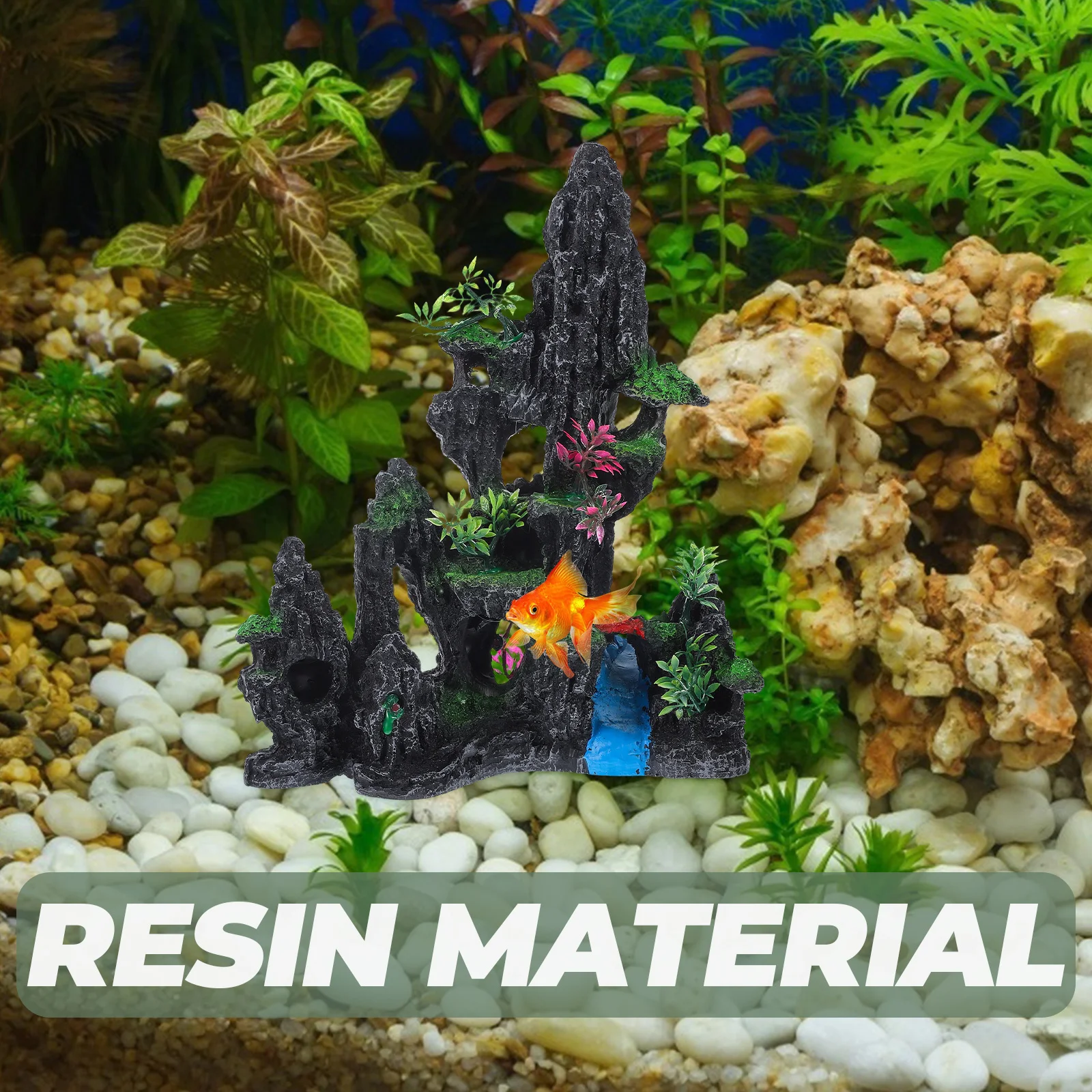 Fish Tank Rockery Landscaping Artificial Hill Statue Resin Craft Decoration Aquarium Fish Tank Landscaping Decor
Fish Tank Rockery Landscaping Artificial Hill Statue Resin Craft Decoration Aquarium Fish Tank Landscaping Decor