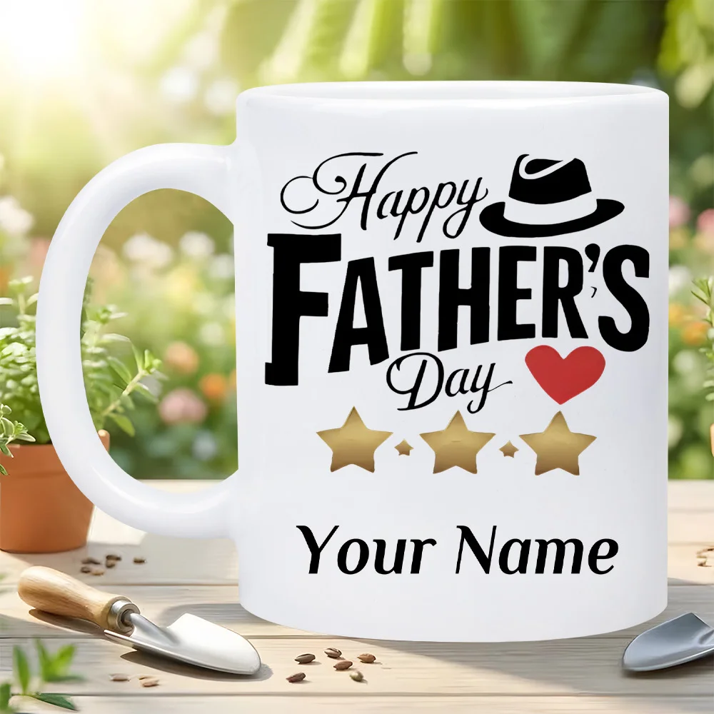 Personalized Custom Name Text Ceramic Mug Dishwasher Safe Reusable Coffee Cup For Dad Grandpa Husband Father’s Day Holiday Gift
Personalized Custom Name Text Ceramic Mug Dishwasher Safe Reusable Coffee Cup For Dad Grandpa Husband Father’s Day Holiday Gift