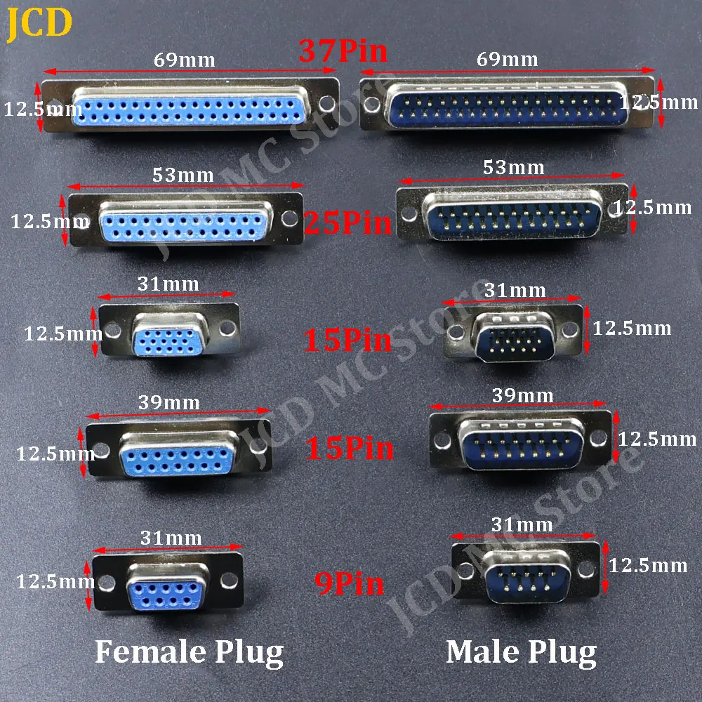 1-10Pcs DB9 DB15 DB25 DB37 Hole/Pin Female/Male Welded plate Connector RS232/9/15/25/37Pin serial port socket DB plug adapter
1-10Pcs DB9 DB15 DB25 DB37 Hole/Pin Female/Male Welded plate Connector RS232/9/15/25/37Pin serial port socket DB plug adapter