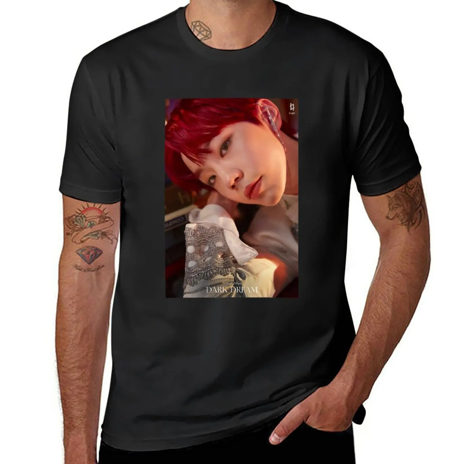 New E'LAST - Wonjun - kpop T-Shirt boys animal print shirt black t shirts men clothing
New E'LAST - Wonjun - kpop T-Shirt boys animal print shirt black t shirts men clothing