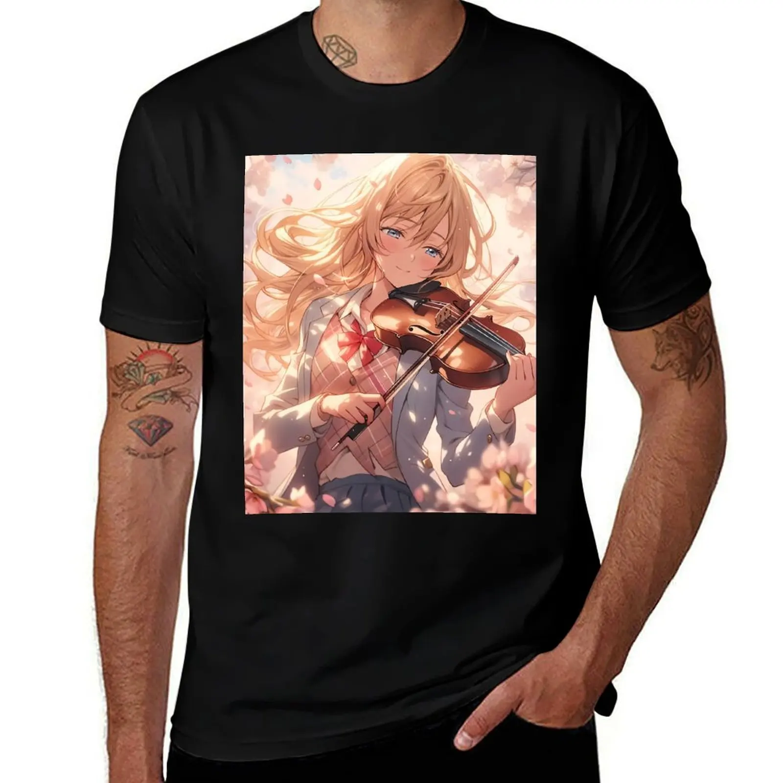 Kaori Miyazono: Symphony of Light in Your Lie in April T-Shirt funny gifts baggy shirts kawaii clothes funny t shirts for men
Kaori Miyazono: Symphony of Light in Your Lie in April T-Shirt funny gifts baggy shirts kawaii clothes funny t shirts for men