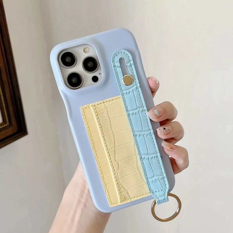 Роскошный кожаный чехол для карт ярких цветов с карманом и браслетом для iPhone 16, 14, 15, 13 Pro Max, стильный чехол-бампер Funda
Роскошный кожаный чехол для карт ярких цветов с карманом и браслетом для iPhone 16, 14, 15, 13 Pro Max, стильный чехол-бампер Funda