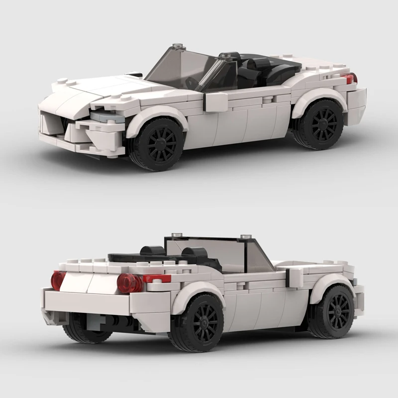 City Convertible MOC Mx-5 Nd Old Car Speed Champions Super Race F1 Vehicle Model Building Block Racing Brick Technical Kids Toys
City Convertible MOC Mx-5 Nd Old Car Speed Champions Super Race F1 Vehicle Model Building Block Racing Brick Technical Kids Toys