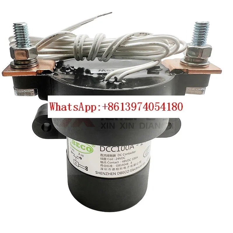Новый оригинальный контактор постоянного тока DCC100A-24V для преобразователя частоты электромобиля
Новый оригинальный контактор постоянного тока DCC100A-24V для преобразователя частоты электромобиля