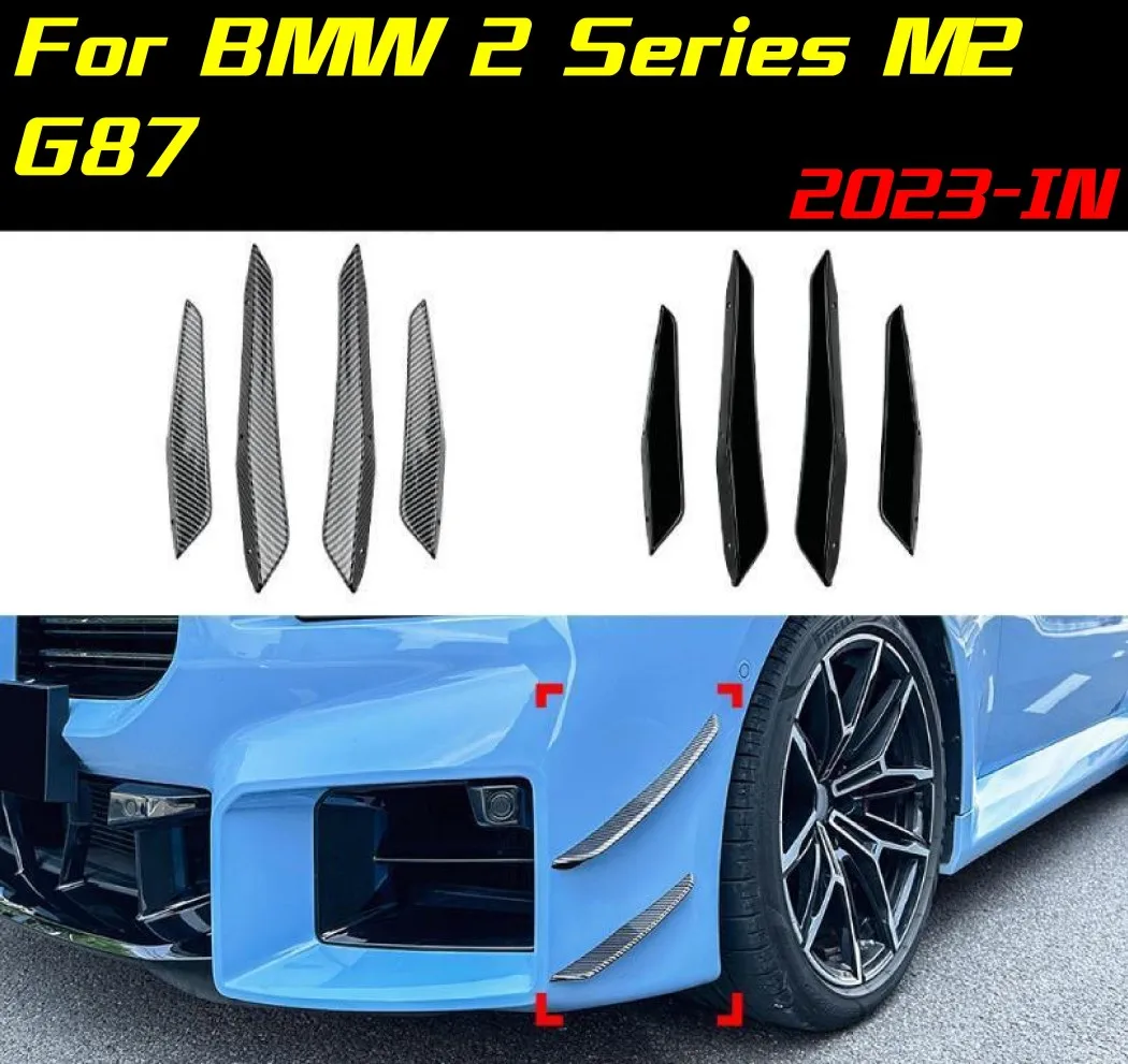 4 шт. для BMW 2 серии M2 G87 2023-IN автомобильный бампер, канады, разделитель губ, накладка, накладка на вентиляционное отверстие, накладка, автомобильный аксессуар
4 шт. для BMW 2 серии M2 G87 2023-IN автомобильный бампер, канады, разделитель губ, накладка, накладка на вентиляционное отверстие, накладка, автомобильный аксессуар