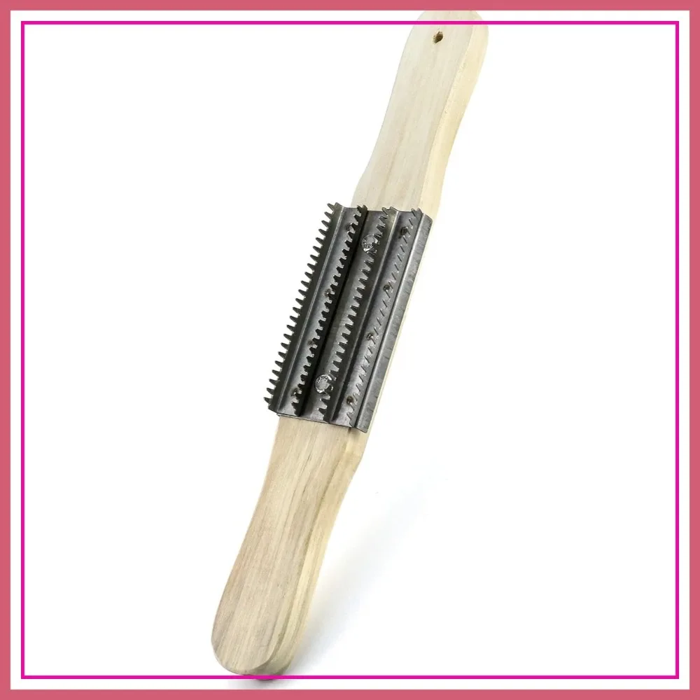 15" Buffing Wheel Rake with Wooden Handle & Stainless Steel Head for Removing Residual Compounds & Metal
15" Buffing Wheel Rake with Wooden Handle & Stainless Steel Head for Removing Residual Compounds & Metal