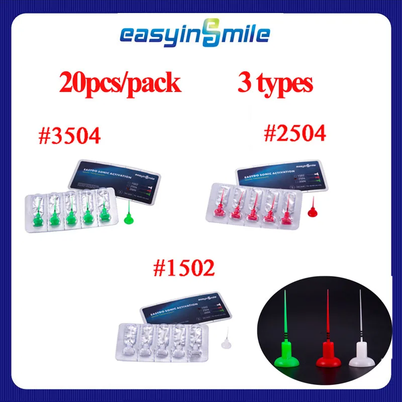 60Pc Easyinsmile Dental Sonic Irrigator Tips Endo Activator Ultrasonic Washing Tooth Tip Root Canal Clean Preflex Tips
60Pc Easyinsmile Dental Sonic Irrigator Tips Endo Activator Ultrasonic Washing Tooth Tip Root Canal Clean Preflex Tips