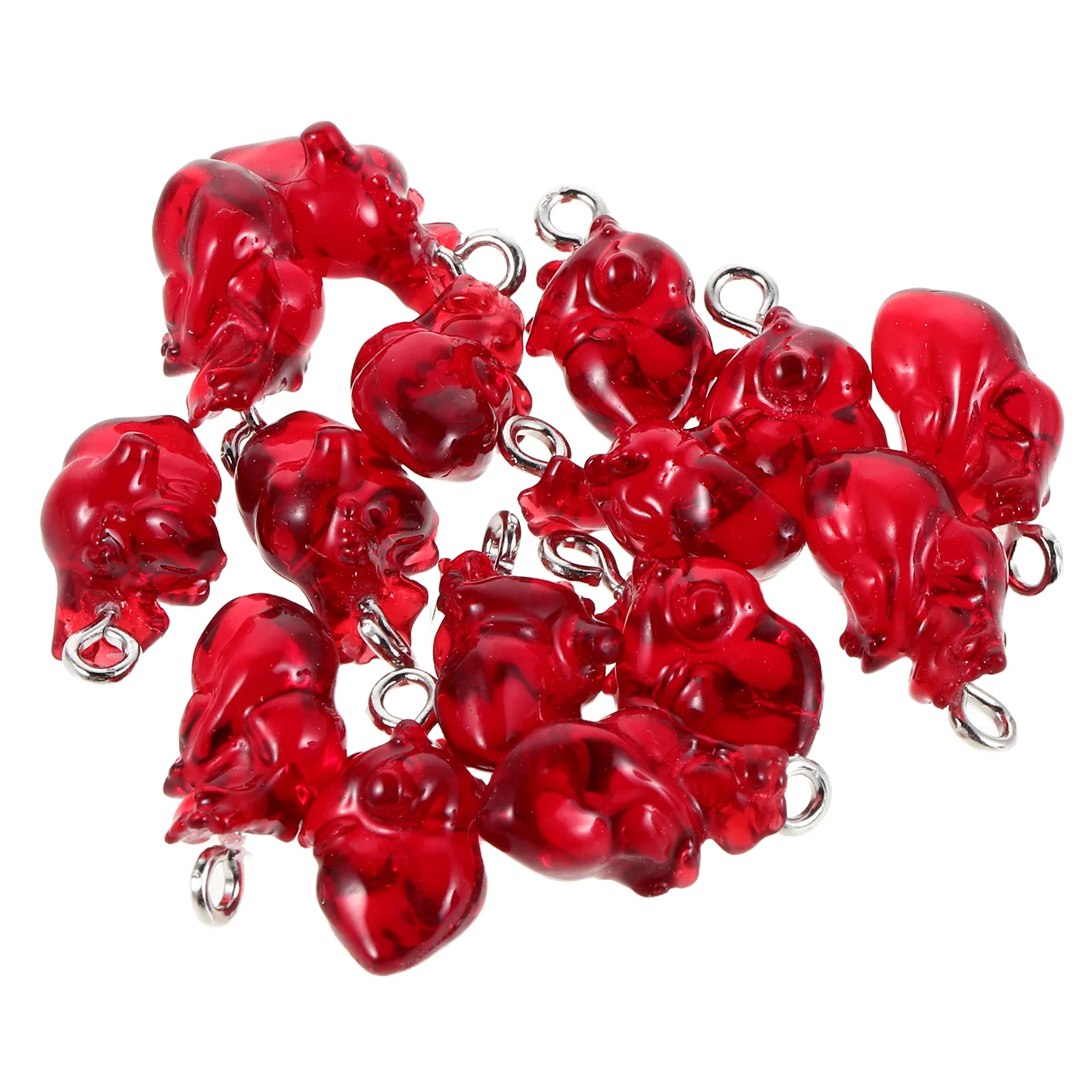 15pcs Halloween Heart Pendants For Diy Jewelry Making Unique Gothic Style Charms Red Heart Shaped Pendant Decorative Crafts Mini
15pcs Halloween Heart Pendants For Diy Jewelry Making Unique Gothic Style Charms Red Heart Shaped Pendant Decorative Crafts Mini