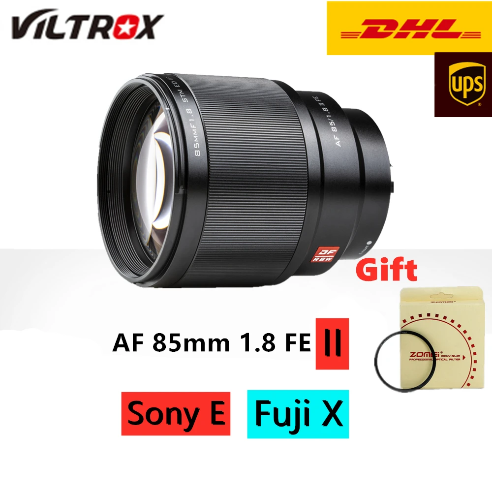 Viltrox 85mm F1.8II STM Auto Focus Full-Frame Portrait Prime Lens for Fuji X-Mount Camera X-T3 X-H1 X20 X-T30 X-T20 X-T100 XPro2
Viltrox 85mm F1.8II STM Auto Focus Full-Frame Portrait Prime Lens for Fuji X-Mount Camera X-T3 X-H1 X20 X-T30 X-T20 X-T100 XPro2