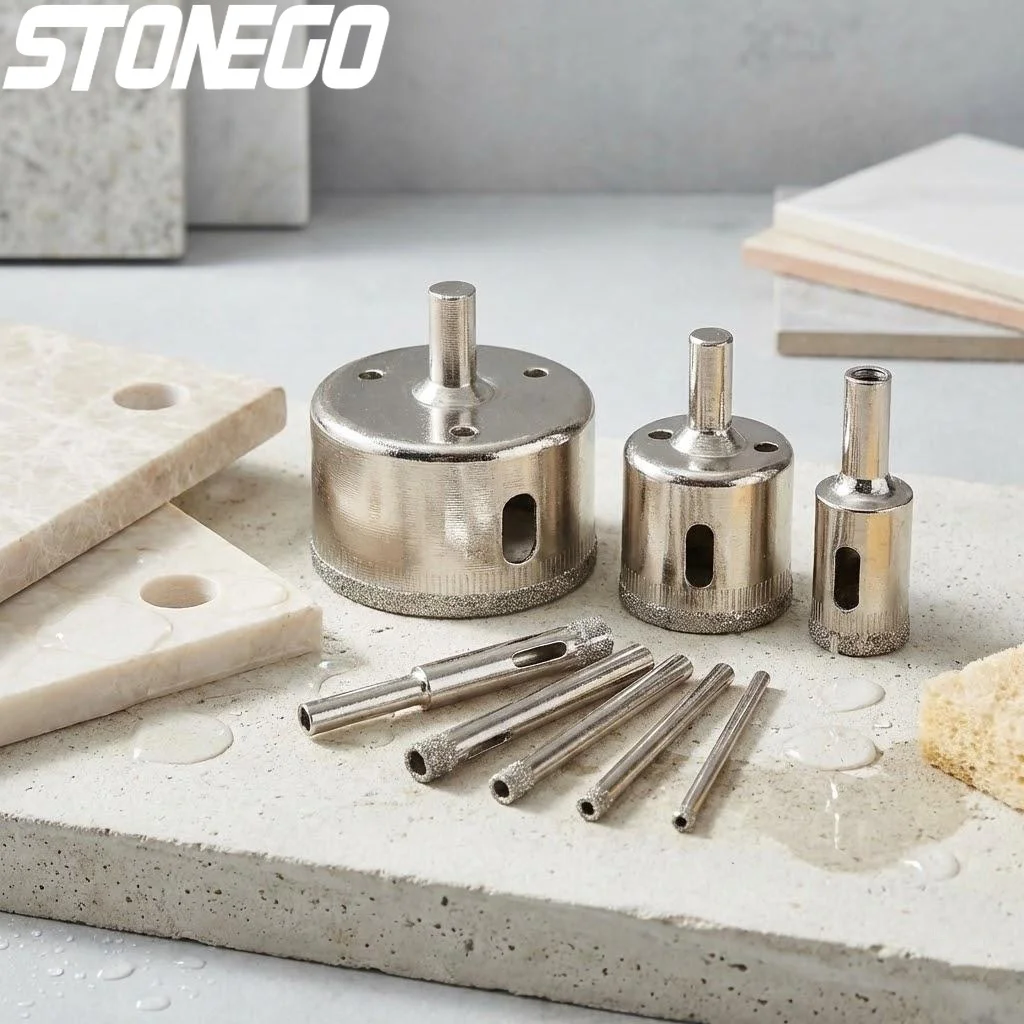 10PCS Diamond Coated Core Drill Bit Set for Tile Marble Glass Ceramic 3/4/5/6/8/10/12/18/32/50mm
10PCS Diamond Coated Core Drill Bit Set for Tile Marble Glass Ceramic 3/4/5/6/8/10/12/18/32/50mm