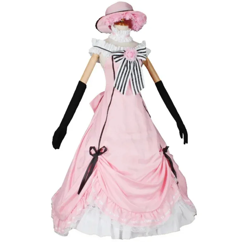 Anime Black Butler Ciel Phantomhive Young Master Cosplay Pink Robin Uniform Lolita Wig Sleeveless Lace Maid Cut Dressc;6,r'8;p'
Anime Black Butler Ciel Phantomhive Young Master Cosplay Pink Robin Uniform Lolita Wig Sleeveless Lace Maid Cut Dressc;6,r'8;p'