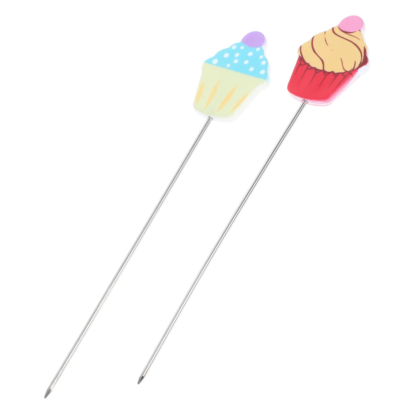 2pcs Stainless Steel Cake Tester Rod Baking Tool For Cakes Cookies Muffins Cupcakes Desserts Reusable Needle Set
2pcs Stainless Steel Cake Tester Rod Baking Tool For Cakes Cookies Muffins Cupcakes Desserts Reusable Needle Set