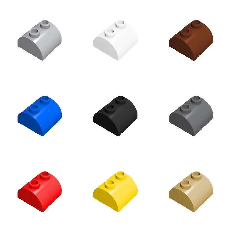 100pcs MOC 30165 Bricks Slope Curved 2x2x1 Double with 2 Studs DIY Building Blocks Toys Compatible Assembles Construction
100pcs MOC 30165 Bricks Slope Curved 2x2x1 Double with 2 Studs DIY Building Blocks Toys Compatible Assembles Construction