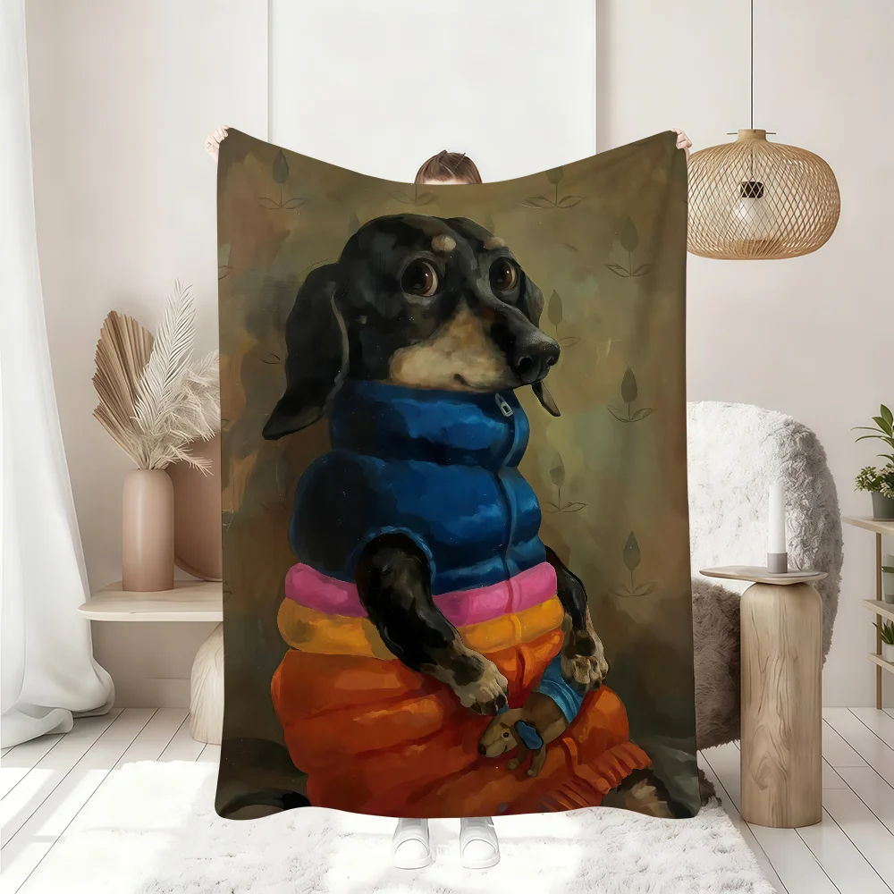 Oil Painting Pet Illustration Blanket Soft Throw Blanket for Home Bedroom Bed Sofa Picnic Travel Office Rest Cover Blanket Gift
Oil Painting Pet Illustration Blanket Soft Throw Blanket for Home Bedroom Bed Sofa Picnic Travel Office Rest Cover Blanket Gift