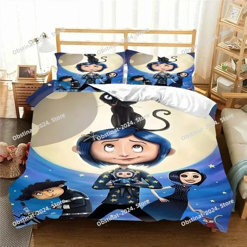 C-Coraline Pattern Quilt Cover Pillowcase Bedding Two or Three Piece Set Multi Size Comforter Set Duvet Cover Bedding Sets
C-Coraline Pattern Quilt Cover Pillowcase Bedding Two or Three Piece Set Multi Size Comforter Set Duvet Cover Bedding Sets