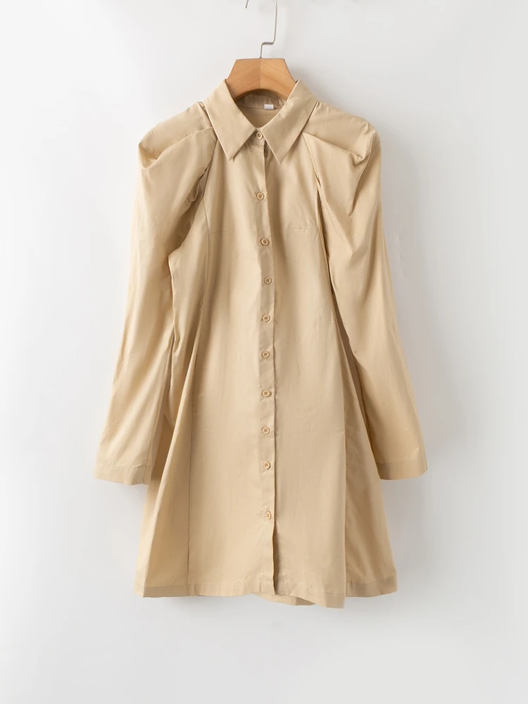 Fashionable Korean Style Long Sleeve Shirt Slimming Classic Collar Single Button Women's Polyester Fiber Long Dress Shirt
Fashionable Korean Style Long Sleeve Shirt Slimming Classic Collar Single Button Women's Polyester Fiber Long Dress Shirt