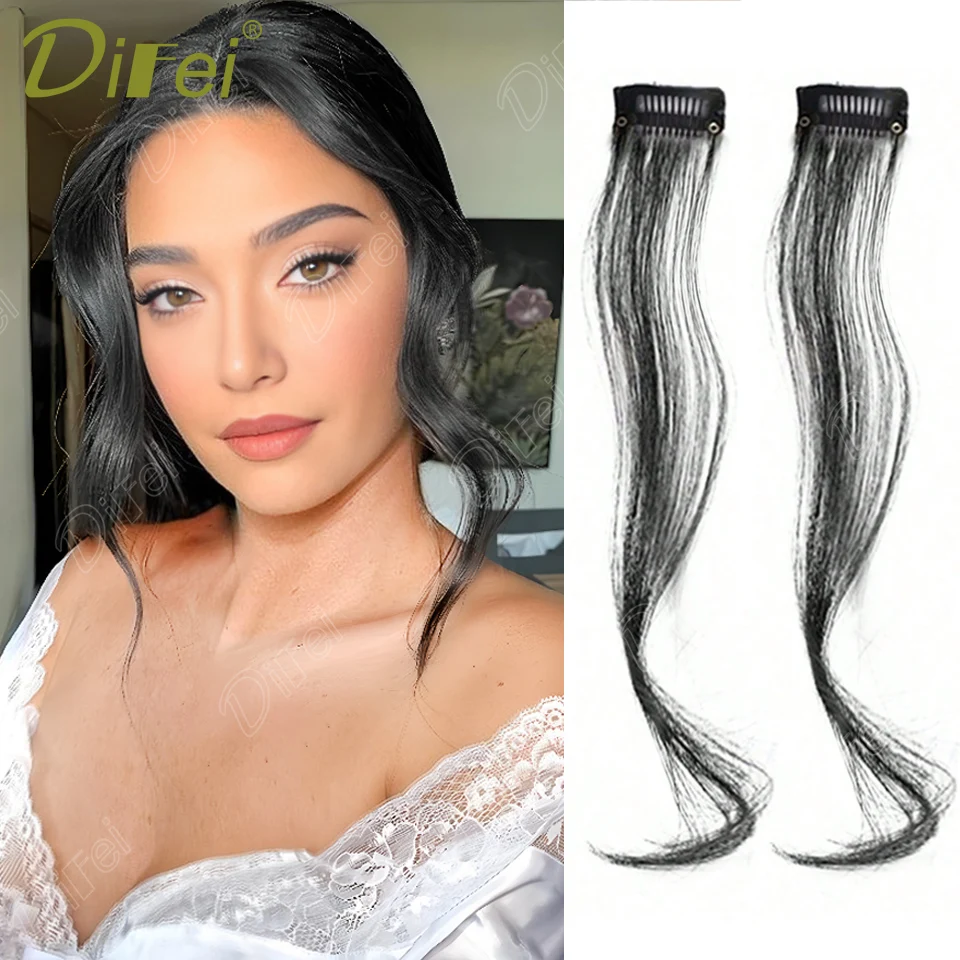 DIFEI Long-side Air Bangs Synthetic Wig Female Wavy Curlers Front Bangs One-card Invisible Natural Hair Extension Wig
DIFEI Long-side Air Bangs Synthetic Wig Female Wavy Curlers Front Bangs One-card Invisible Natural Hair Extension Wig