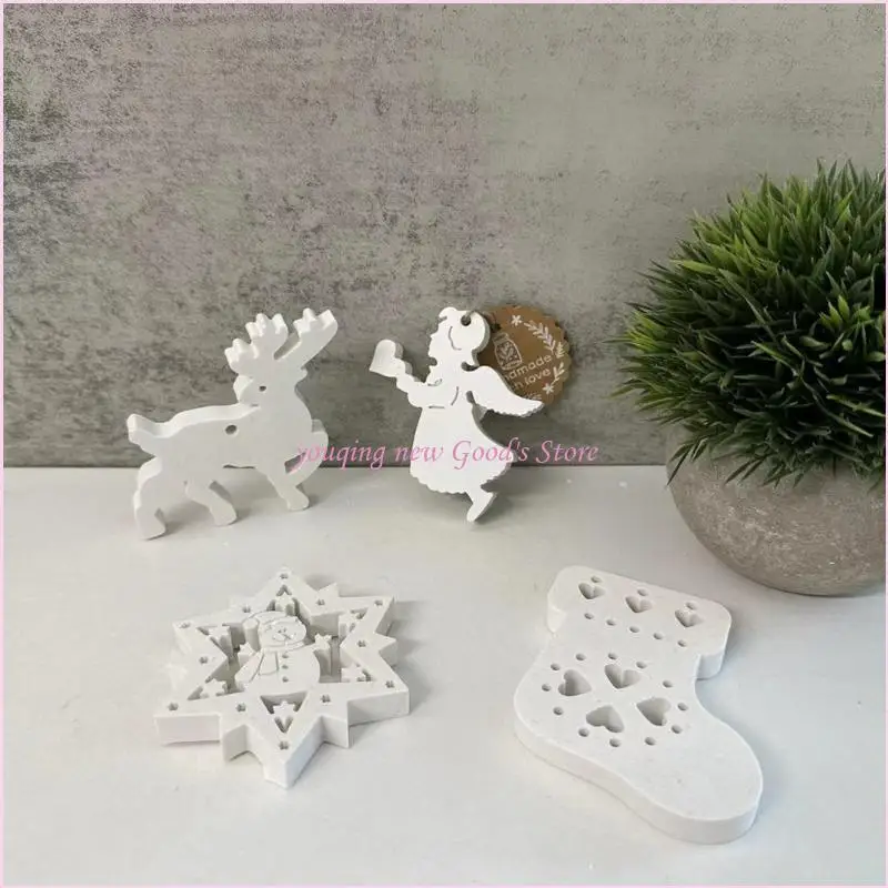 57QA Christmas Crafting Silicone Molds Festival Christmas Hanging Decoration Molds Pendant Crafting Moulds
57QA Christmas Crafting Silicone Molds Festival Christmas Hanging Decoration Molds Pendant Crafting Moulds