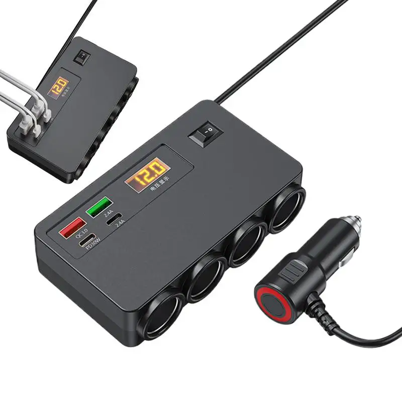 Car Phone Charger Voltage Display Multi Car Charger Auto Power Splitter Portable Auto Charging Station Vehicle USB Adapter For
Car Phone Charger Voltage Display Multi Car Charger Auto Power Splitter Portable Auto Charging Station Vehicle USB Adapter For