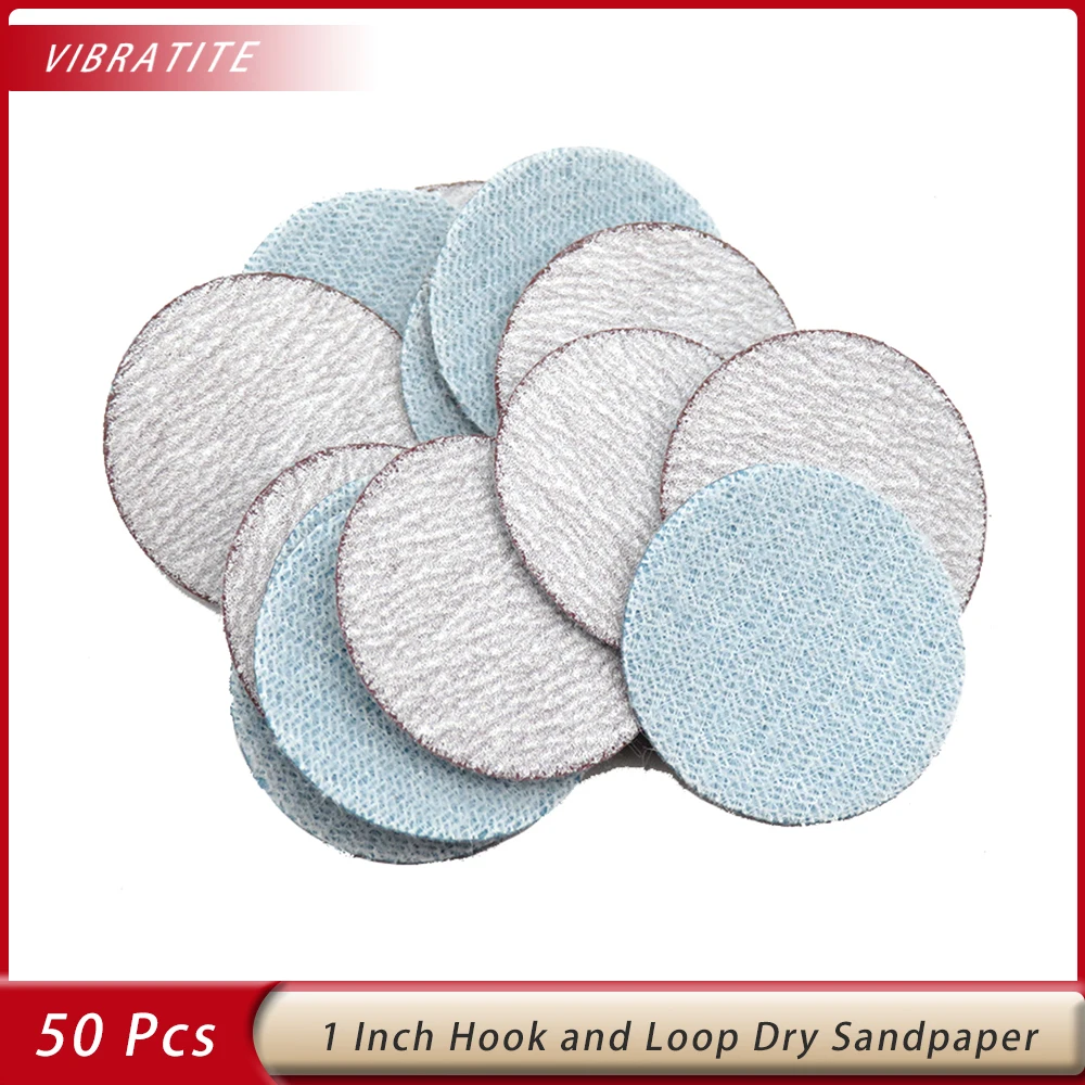 50PCS 1 Inch 25mm White Dry Sandpaper Sanding Discs Hook and Loop 60-1000 Grit Polishing Grinding Power Tools Accessories
50PCS 1 Inch 25mm White Dry Sandpaper Sanding Discs Hook and Loop 60-1000 Grit Polishing Grinding Power Tools Accessories