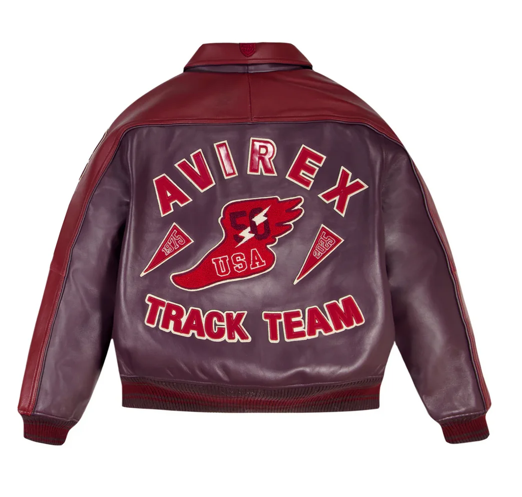 AVIREX 2025 осенняя новая мужская куртка TRACK TEAM JACKET из синели с вышивкой, импортная куртка из кожи ягненка, модный топ из натуральной кожи
AVIREX 2025 осенняя новая мужская куртка TRACK TEAM JACKET из синели с вышивкой, импортная куртка из кожи ягненка, модный топ из натуральной кожи