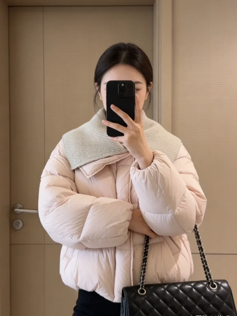 Thiened Pink ort Cotton Jaet Теплая зимняя верхняя одежда в Корейском стиле, маленький размер, свободная посадка на молнии, чистый цвет
Thiened Pink ort Cotton Jaet Теплая зимняя верхняя одежда в Корейском стиле, маленький размер, свободная посадка на молнии, чистый цвет