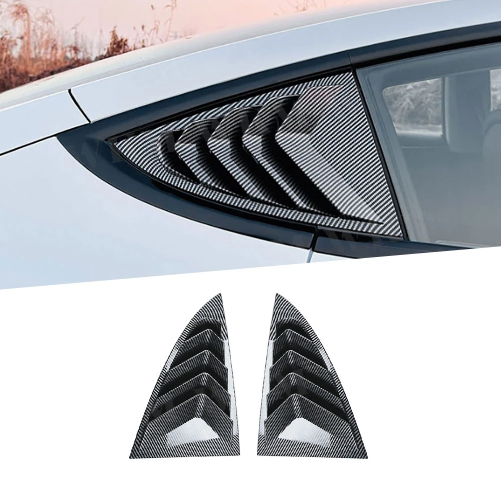 For Tesla Model 3 2024+ 1 Set ABS Car Rear Window Shutter Cover Trim Gloss Black Rear Blind Window Louver Side Vent Trim Tuning
For Tesla Model 3 2024+ 1 Set ABS Car Rear Window Shutter Cover Trim Gloss Black Rear Blind Window Louver Side Vent Trim Tuning