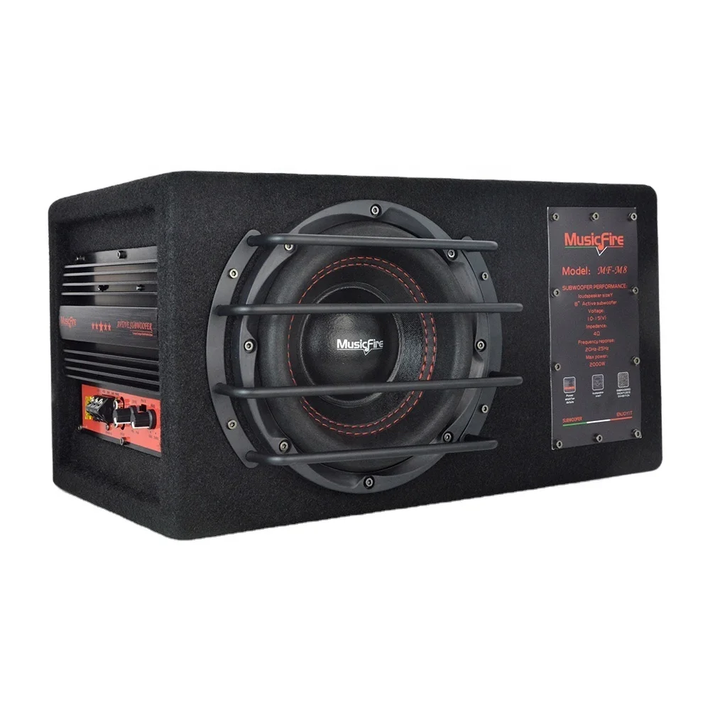 New Audio System Mini Size Active 8 Inch Car Subwoofer Bass Woofer with Max Power 2000 Watts High Power Amplifier Bass Speaker
New Audio System Mini Size Active 8 Inch Car Subwoofer Bass Woofer with Max Power 2000 Watts High Power Amplifier Bass Speaker