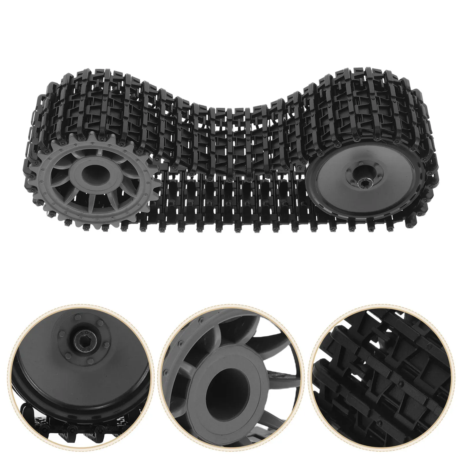 1Set Rc Tracked Vehicle Tracks Rubber Material with Load Wheels Drive Wheels Couplers for DIY Robot Tank Construction Rc Crawler
1Set Rc Tracked Vehicle Tracks Rubber Material with Load Wheels Drive Wheels Couplers for DIY Robot Tank Construction Rc Crawler
