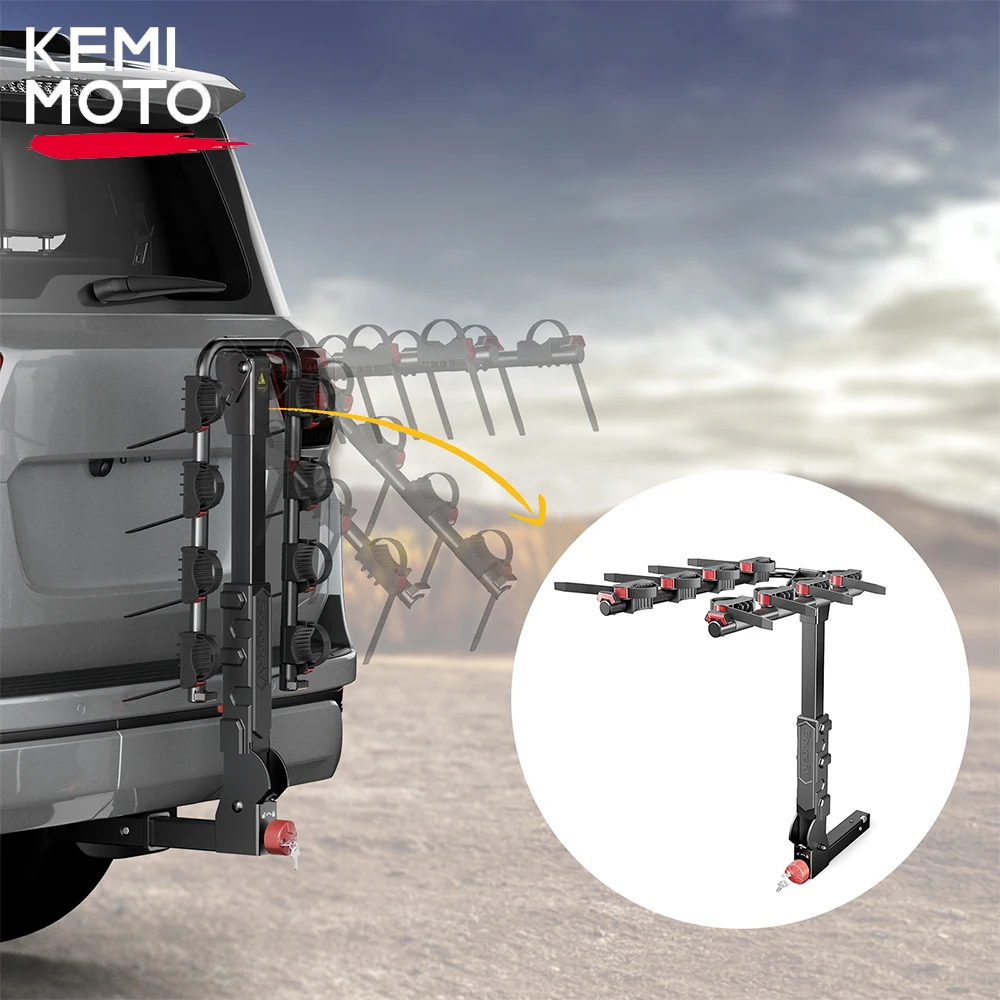 Bicycle Rack Locking 2-Inch Hitch Receiver For SUV Truck Bike Frame Foldable 4-Bike Carrier Easy Assembly Truck Car Accessories
Bicycle Rack Locking 2-Inch Hitch Receiver For SUV Truck Bike Frame Foldable 4-Bike Carrier Easy Assembly Truck Car Accessories