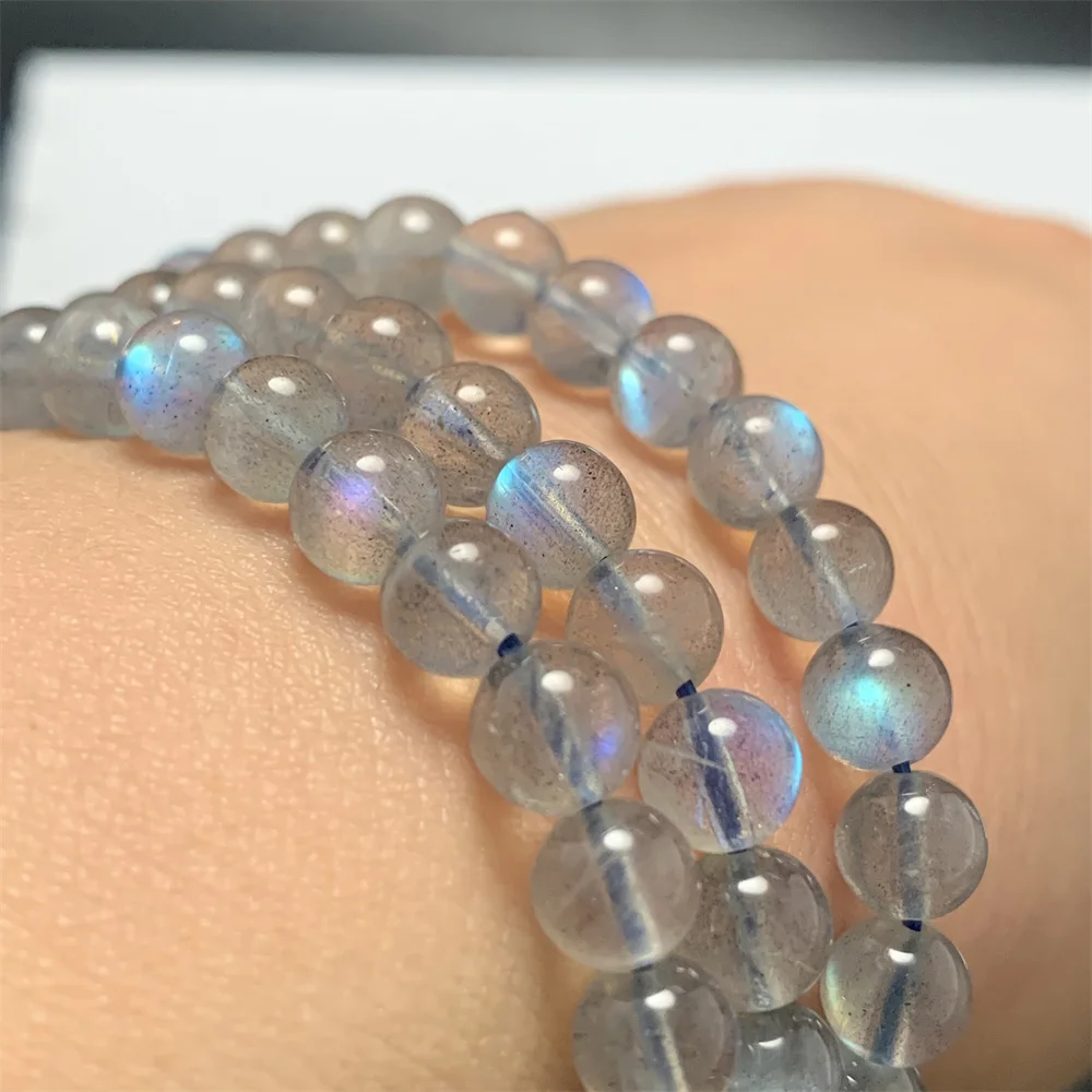 Only 1Piece 3 Strands Natural Clean Blue Light Labradorite Bracelets Women Transparent Labradorite Strands Healing Labrador Bead
Only 1Piece 3 Strands Natural Clean Blue Light Labradorite Bracelets Women Transparent Labradorite Strands Healing Labrador Bead