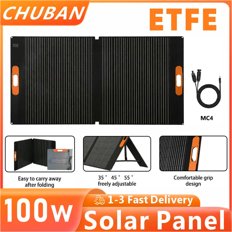 100W Panel Solar Foldable Placa Solar 100w Portable for Camping Emergency Power Generator Solar Charging Panel
100W Panel Solar Foldable Placa Solar 100w Portable for Camping Emergency Power Generator Solar Charging Panel