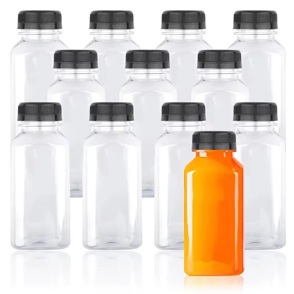 10Pcs Clear Plastic Juice Bottles Leakproof Mini Shot Bottles with Screw Caps Freezer Safe for Home Kitchen Fridge Juice Milk
10Pcs Clear Plastic Juice Bottles Leakproof Mini Shot Bottles with Screw Caps Freezer Safe for Home Kitchen Fridge Juice Milk