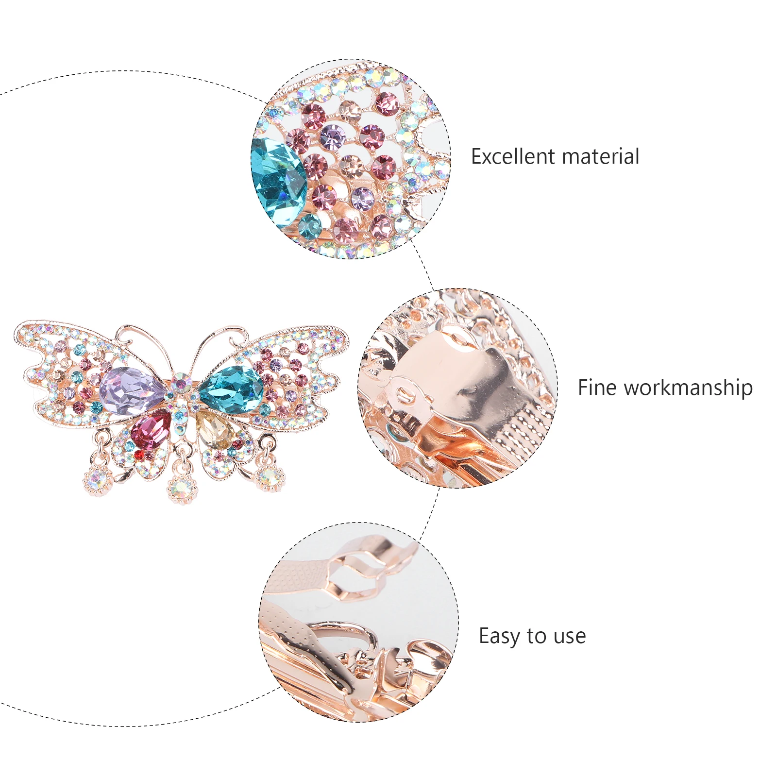 2 Pcs Hairpin Jewelry Elegant Clips Ponytail Barrette Decorative Pins Sparkle Curler
2 Pcs Hairpin Jewelry Elegant Clips Ponytail Barrette Decorative Pins Sparkle Curler