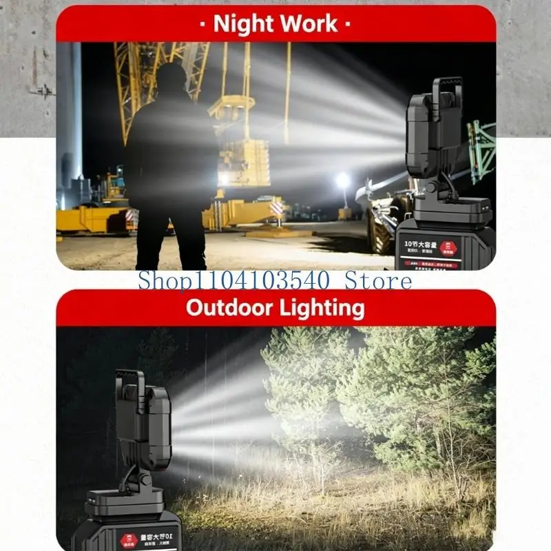 02DC High Performances 14W LED Work Light For Camping Emergency And DIY Projects LED Illuminators for 18V/20V Batteries
02DC High Performances 14W LED Work Light For Camping Emergency And DIY Projects LED Illuminators for 18V/20V Batteries