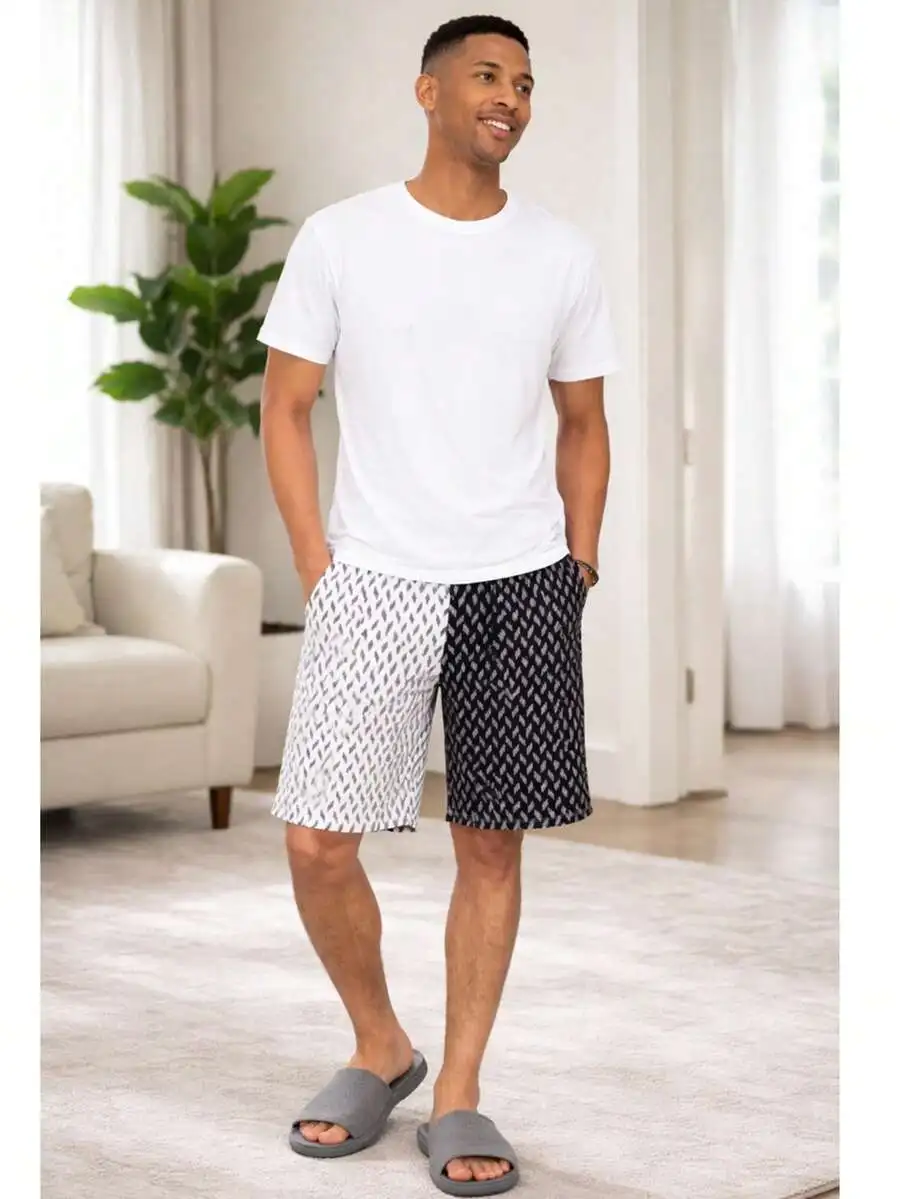 Men Print Soft Casual Shorts Elastic Waist Stretch Comfort Fabric Regular Fit
Men Print Soft Casual Shorts Elastic Waist Stretch Comfort Fabric Regular Fit