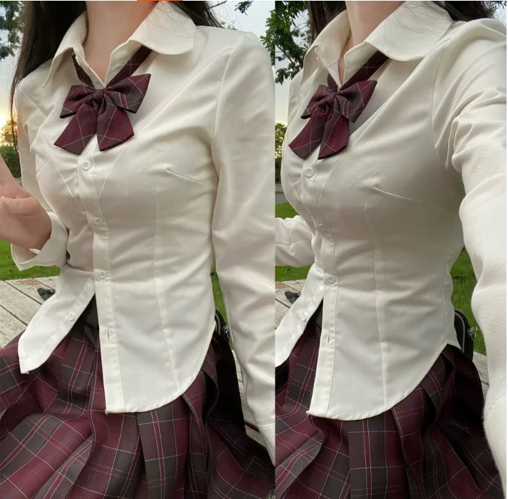 Japanese Academy Style Uniform Shirt Female Student Sexy JK Uniform High Waist A-line Checkered Skirt
Japanese Academy Style Uniform Shirt Female Student Sexy JK Uniform High Waist A-line Checkered Skirt