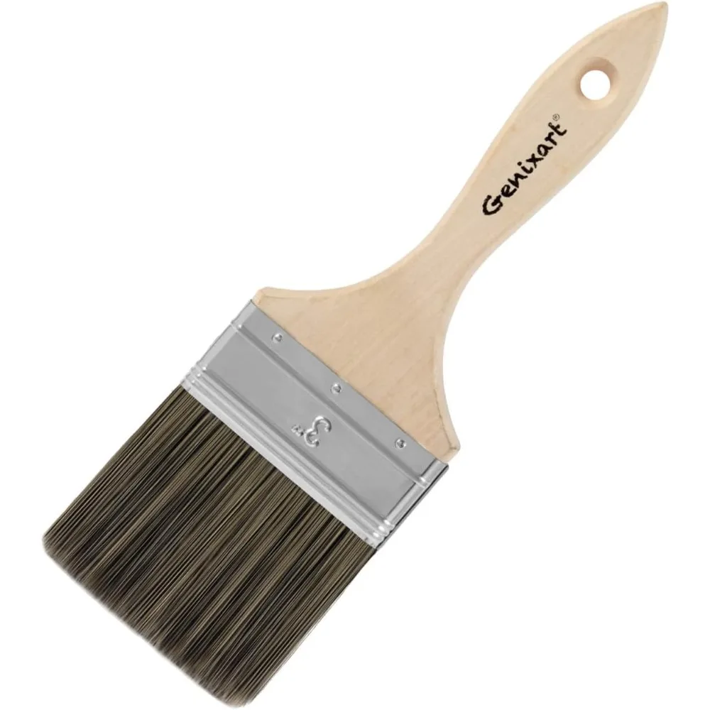 Double Thick Chip Paint Brush, Wood Stain Brushes for Painting Walls and Fence Staining, Wooden Handle Masonry Paintbrush for Varnish, Paste, Gesso and Limewash (3 inch)
Double Thick Chip Paint Brush, Wood Stain Brushes for Painting Walls and Fence Staining, Wooden Handle Masonry Paintbrush for Varnish, Paste, Gesso and Limewash (3 inch)