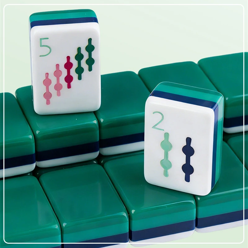 America Mahjong Set, Family Table Game, High Quality Acrylic Mahjong, Size 32 Four Layer Color 160pcs Hand Rubbing Mahjong Tiles
America Mahjong Set, Family Table Game, High Quality Acrylic Mahjong, Size 32 Four Layer Color 160pcs Hand Rubbing Mahjong Tiles