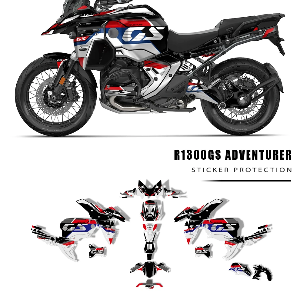 For R1300GSA R 1300 GS ADV 2025 GS1300A Sticker Kit Motorcycle Accessories Full Graphic Kit Decal Sticker Protective Accessories 
For R1300GSA R 1300 GS ADV 2025 GS1300A Sticker Kit Motorcycle Accessories Full Graphic Kit Decal Sticker Protective Accessories
