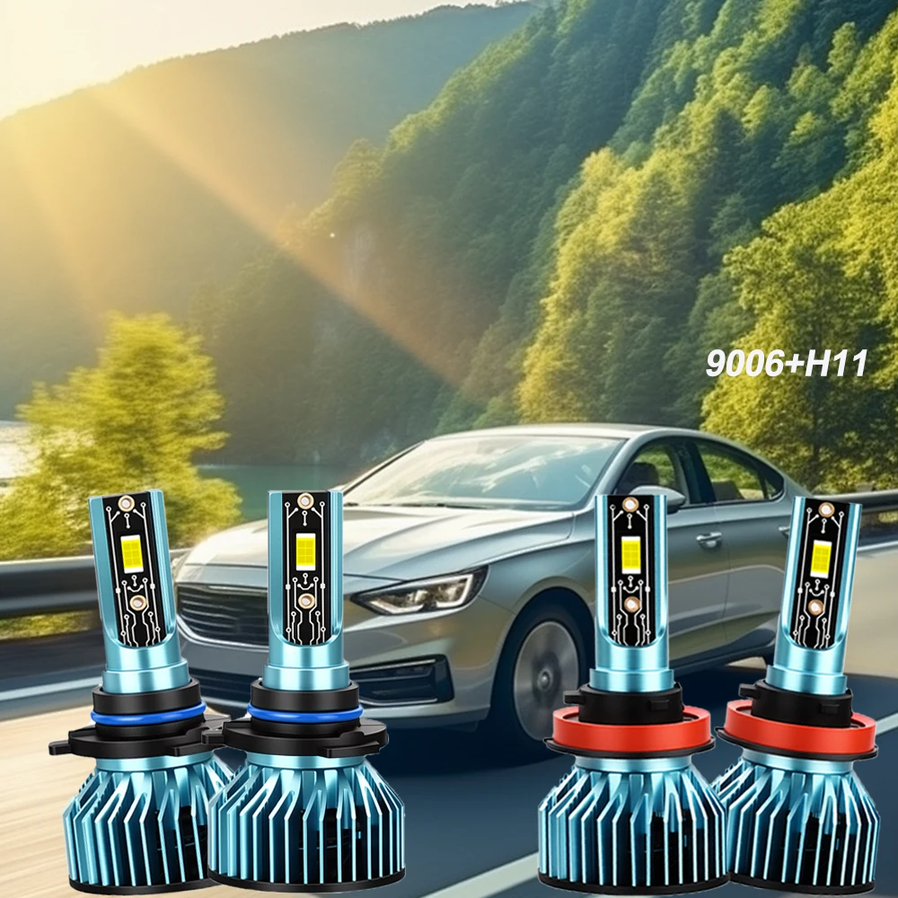 9006 H11 Led Canbus Lights 1:1 Mini Size Car Headlight With Fan 50000LM Super Bright Turbo Headlamp 6000K Automobile Lamp
9006 H11 Led Canbus Lights 1:1 Mini Size Car Headlight With Fan 50000LM Super Bright Turbo Headlamp 6000K Automobile Lamp