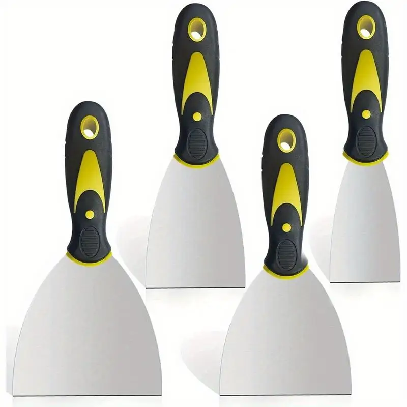 5 Pcs/Lot Pack Stainless Steel Putty Knife Scraper for Drywall Spackle Mud Taping Wallpaper Paint Removal
5 Pcs/Lot Pack Stainless Steel Putty Knife Scraper for Drywall Spackle Mud Taping Wallpaper Paint Removal