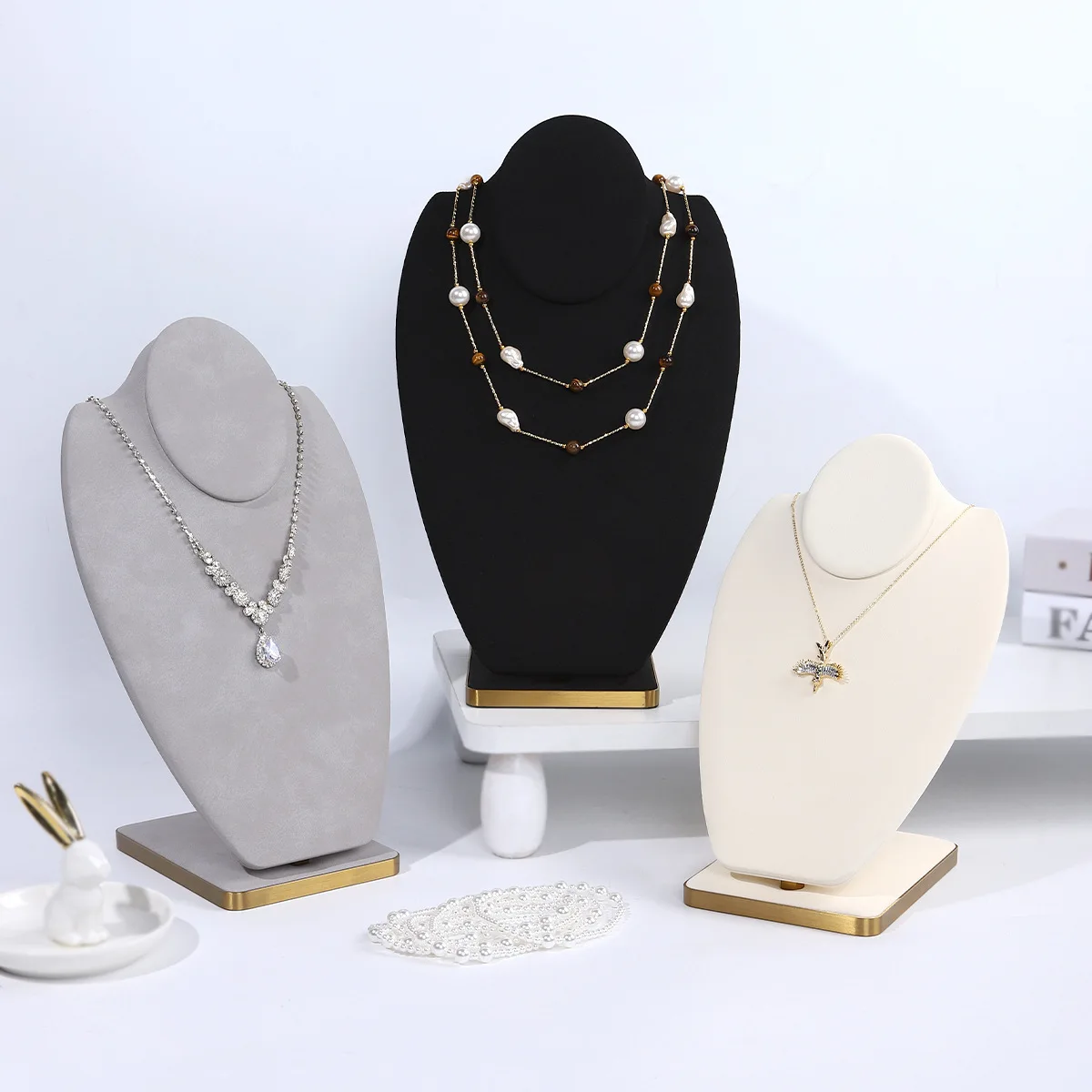 Exquisite Foldable Mannequin Necklace Storage Display Stand, Simple Style Nordic Style, Only for High-End Jewelry Display
Exquisite Foldable Mannequin Necklace Storage Display Stand, Simple Style Nordic Style, Only for High-End Jewelry Display