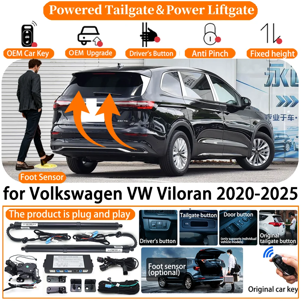 Car Smart Powered Tailgate system for Volkswagen VW Viloran 2020-2025 Automatic Electric Power Tailgate Tail Gate Lift kit
Car Smart Powered Tailgate system for Volkswagen VW Viloran 2020-2025 Automatic Electric Power Tailgate Tail Gate Lift kit