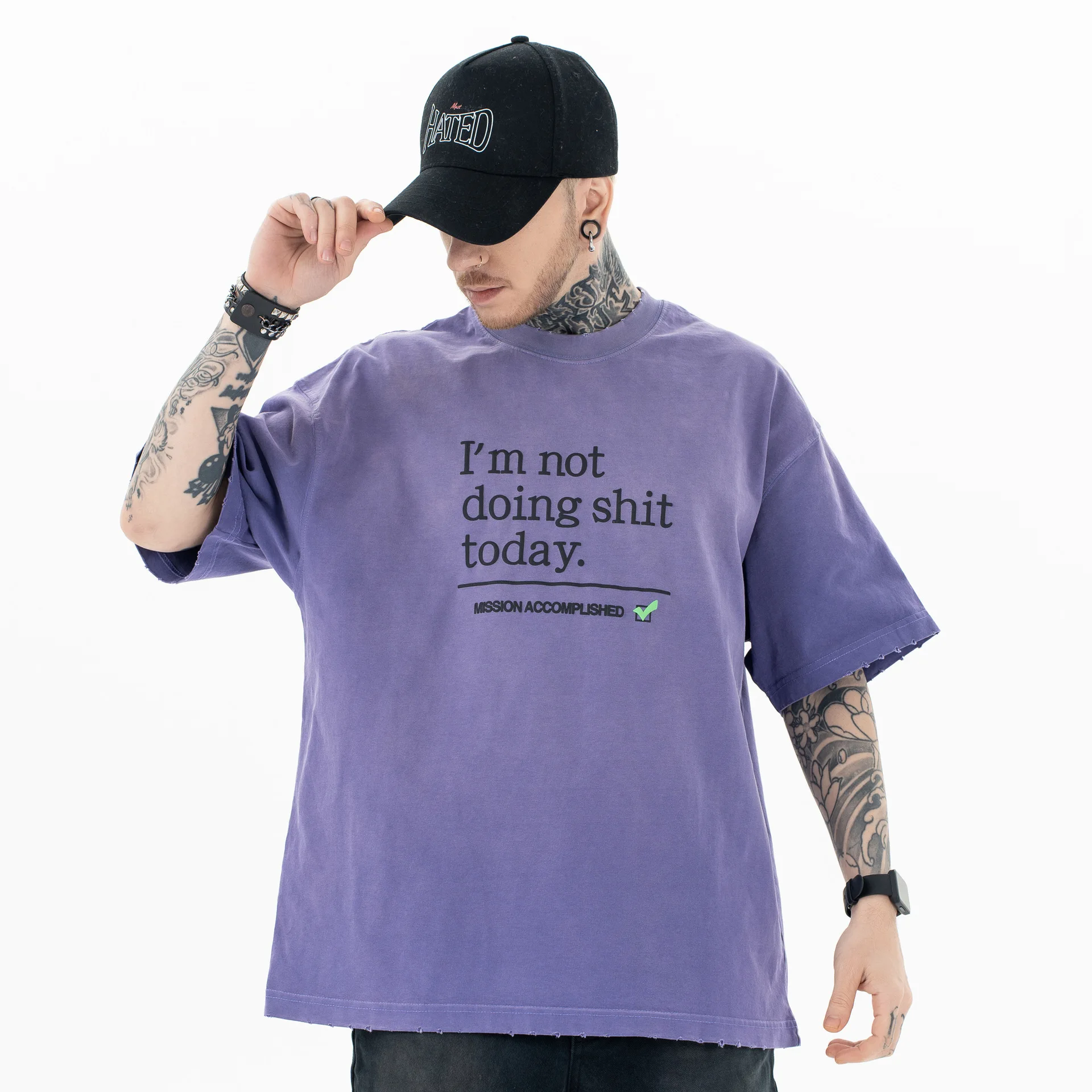 Firmranch 2024 American Fashion I'm Not Doing Shirt Today Printed Tees For Men Women Loose Short-sleeve T-Shirt Street Outfits
Firmranch 2024 American Fashion I'm Not Doing Shirt Today Printed Tees For Men Women Loose Short-sleeve T-Shirt Street Outfits